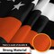 G128 - Thin Orange Line American Flag 150D Polyester 3x5 FT Printed Flag - Honoring Men Women Search and Rescue Brass Grommets Indoor/Outdoor - Much Thicker More Durable Than 100D 75D Polyester